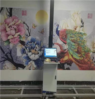 领晟5D墙绘打印机 墙体彩绘机 喷绘一体机客厅墙面绘画机自动绘画