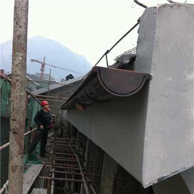 靖江市成品彩铝雨水管安装方法