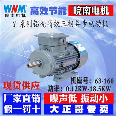 皖南电机YX3-90S-6 0.75KW厂家直销