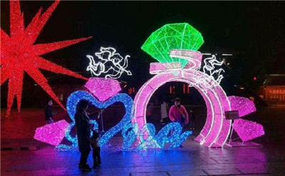 廣西桂林燈光節出租夢幻燈光展租賃出售燈光造型廠家