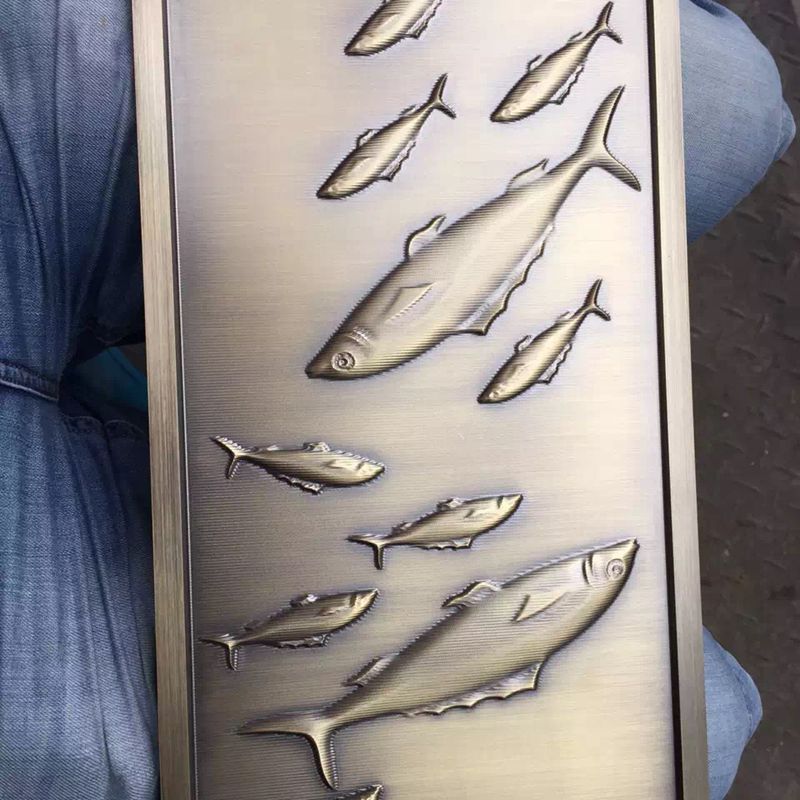 3d立体感铝板浮雕壁画 源厂家设计定制 桂林青古铜欧式简约镂空铜铝雕刻