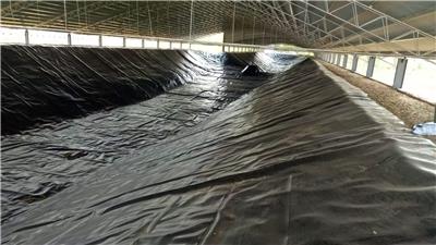 沼气池污水处理防渗膜 HDPE加厚1.0mm1.5mm黑色土工膜