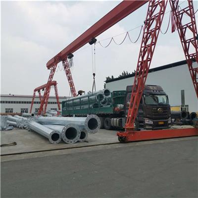 益明出售南宁220KV钢杆塔材 钢管杆生产厂家