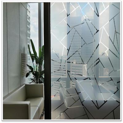 上海徐汇区商务楼办公室玻璃隔断贴膜/磨砂膜/装饰膜