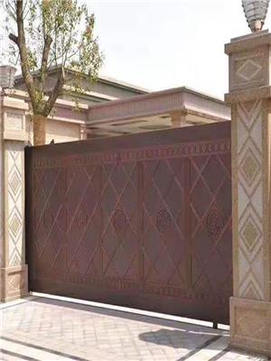 庭院铜门 纯铜门 自动铜门