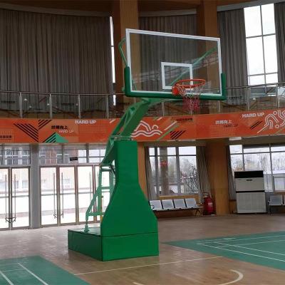 篮球架户外液压篮球架升降 比赛器材济宁学校运动会