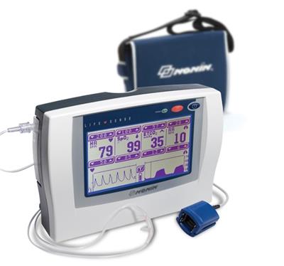 美国诺宁Nonin呼气末二氧化碳脉搏血氧监护仪LS1R-9R