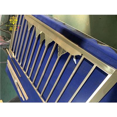 北京轻奢时尚楼梯护栏-铝艺浮雕楼梯护栏-款式新颖