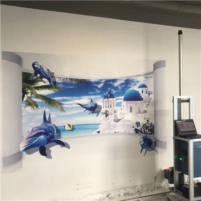 双喷头墙体打印机彩绘喷绘机3D背景墙壁墙面绘画机