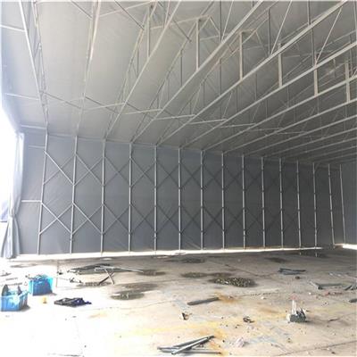 生产工地雨棚推拉式遮阳棚大型仓库雨棚