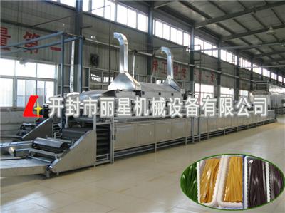 开封丽星粉皮生产线、马铃薯粉皮机PLC控制自动上料