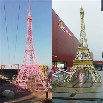 大型铁艺仿真景观埃菲尔铁塔厂家巴黎铁塔模型定制出售