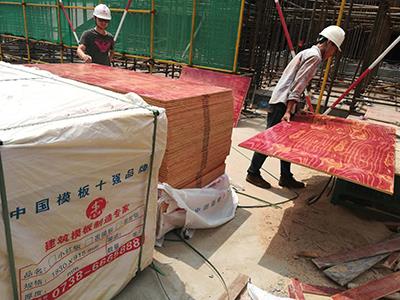 广东建筑模板工厂批发 采用松木材 强度高板面平整 房建模板