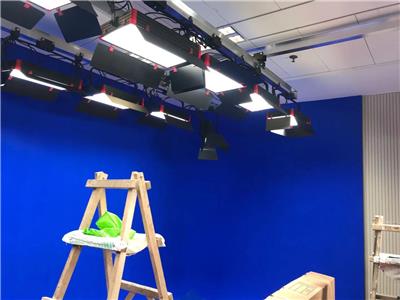 虚拟演播室系统灯光搭建工程 直播间融媒体布置设计舞台装