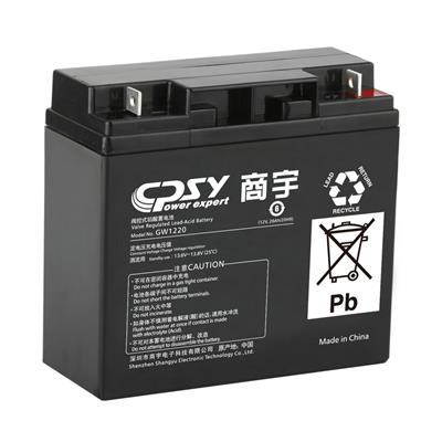 商宇蓄电池GW1224 12V24AH应用领域广范