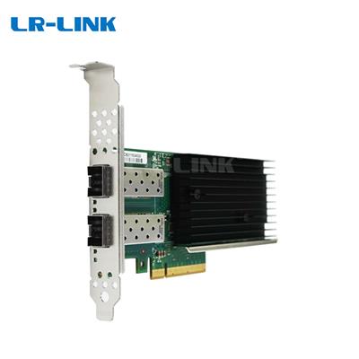 LR-LINK双口intel芯片RDMA万兆光纤网卡