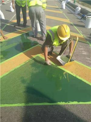 宁波小区防滑地坪 彩色防滑路面 十五年施工经验
