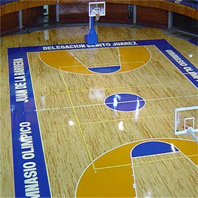 运动木地板篮球馆木地板健身房隔音地板