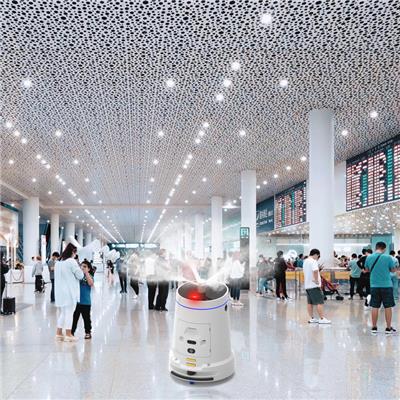 广州艾可机器人有限公司 喷雾消毒机器人 智能梯控