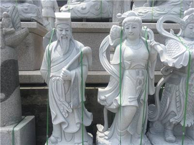 八仙过海雕塑石雕人物雕塑 花岗岩八仙过海雕像寺院庙宇