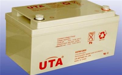 供应优特UTA蓄电池6GFM12650 储能免维护型 UPS直流屏不间断应急电源