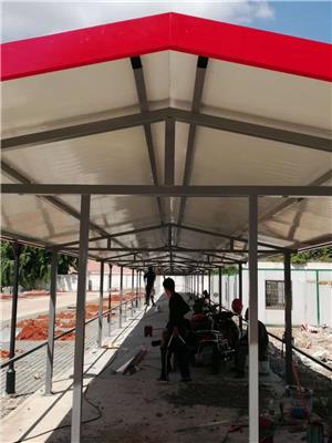 澄迈县钢结构雨棚费用 制作安装