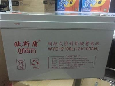 力荐OSIDUN欧斯盾蓄电池6-GFM-100 固定阀控密封免维护 UPS直流屏后备应急