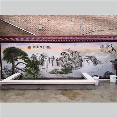 户外公园广场景观陶瓷大板薄板壁画定制高温瓷板画背景文化墙瓷砖