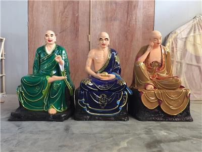 郑州38公分十八罗汉雕塑 五百罗汉雕塑 一手货源