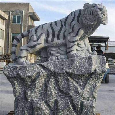 供应石雕十二生肖 花岗岩12生肖景观动物雕塑
