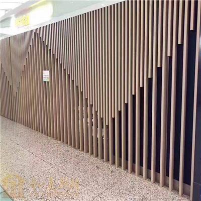 广东厂家直销四方管 铝方通 木纹色多样 安装室内外吊顶幕墙
