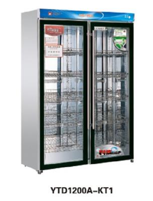 康庭商用消毒柜 YTD1200A-KT1绿钻系列餐具消毒柜 双玻璃门食具保洁柜