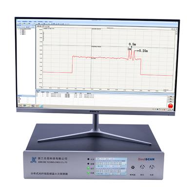 分布式光纤线型感温火灾探测器 光纤测温系统 HeatSCAN-2410