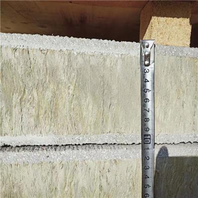 一体化保温模板 德州双面砂浆复合岩棉保温一体化板批发