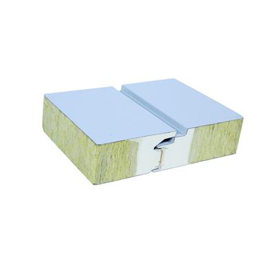 徐州聚氨酯PU岩棉钢结构外墙墙面夹芯板-厚度颜色可以定制