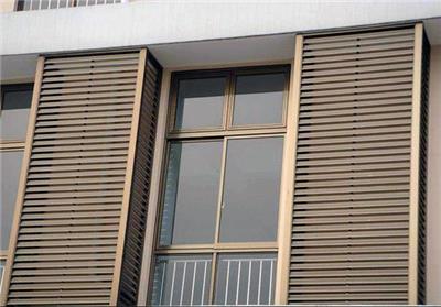 电动铝合金百叶窗安装 天津市万利盈金属门窗有限公司 天津防雨电动百叶窗厂家