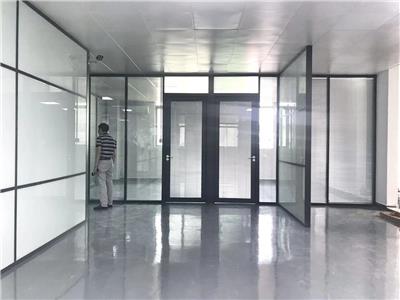 惠州办公室百叶玻璃隔断定做 办公隔断墙生产