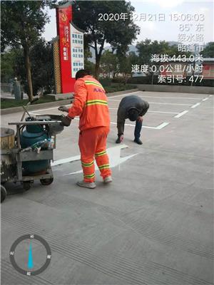 武汉厂区道路热熔划线路标交通设施沥青改色与摊铺环氧地坪自流平金刚砂地坪透水