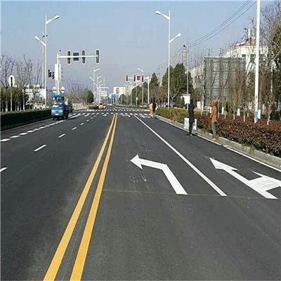 惠州惠城小区划线道路双黄实线师傅