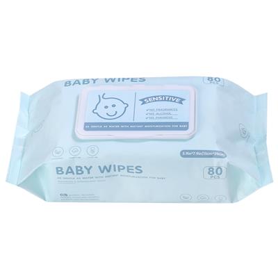 婴儿湿巾加工厂批发定制logo 一次性清洁湿巾