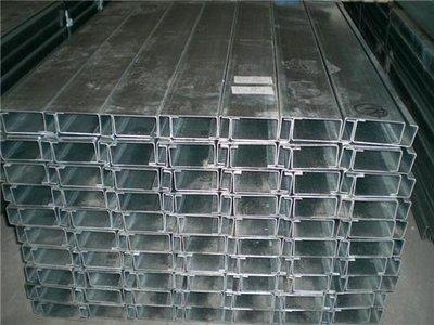 屋面C型钢定制厂家-C型钢檩条-镀锌Q235材质C型钢-C型钢规格介绍