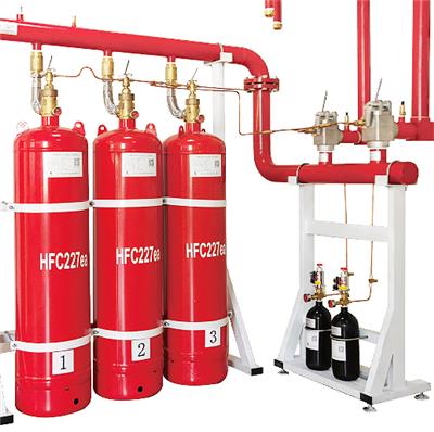齐力消防柜式管网式预制式七氟丙烷G40-180L发电机房配电室用灭火设备