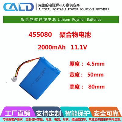 LDPH-2588158-5500-11.1加板加线聚合物电池组报价 7.4V锂电池