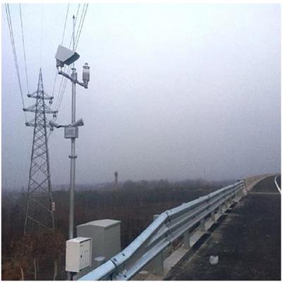乡道公路非接触式气象监测系统 能见度薄雾浓雾检测微型站