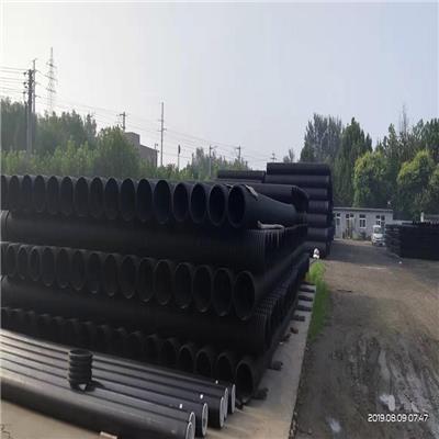 北京直销HDPE双壁波纹管钢带增强螺旋波纹管中空壁缠绕管排水管