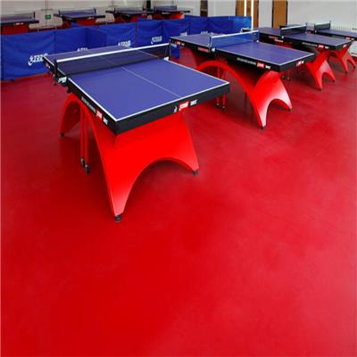 室外乒乓球场地地板安装 可按需定制