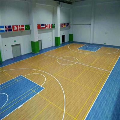 杭州环保篮球场训练地板用途 施工经验丰富