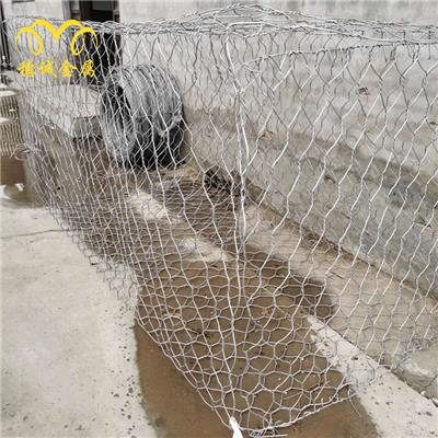 湛江格宾石笼网低碳钢丝河道生态护坡石笼宾格石笼网箱铅丝格宾挡土墙