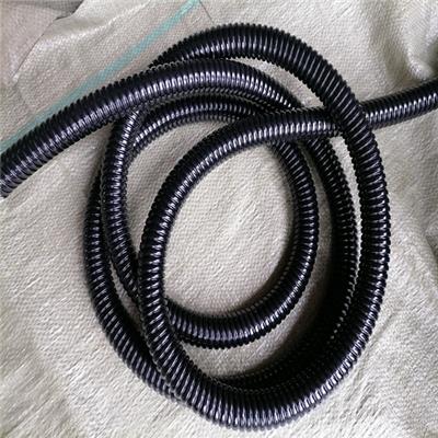 广安厂家生产黑色镀锌包塑金属软管 DN20穿线蛇皮管