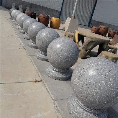 山东德州水泥球特点 仿大理石球生产 多种规格 颜色可选